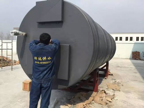 一體化預制泵站生產中